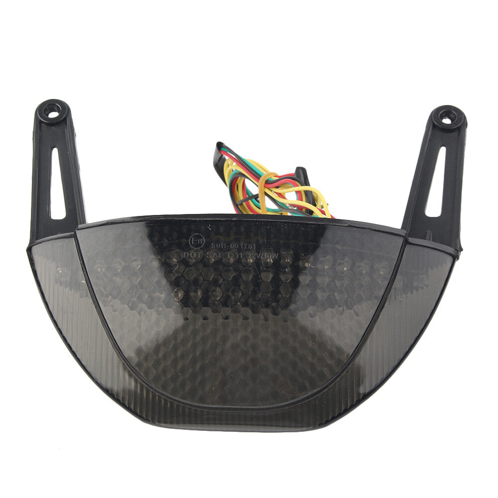 ABS Rear Integrated Indicator Tail Light Lamp for Honda CBR600RR 2007-2012 Black