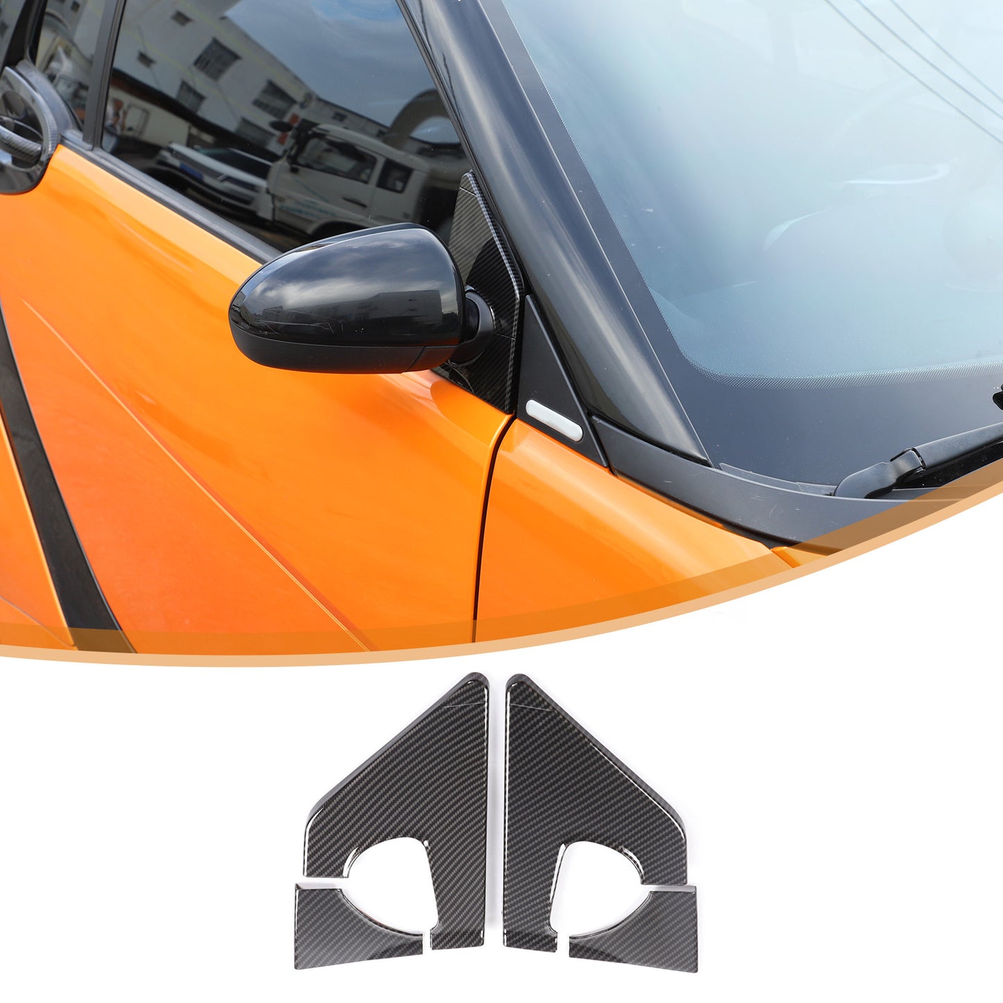 for Corolla 2003 - 2008 Matte Woodgrain Dashboard Side AC Vent Frame- v