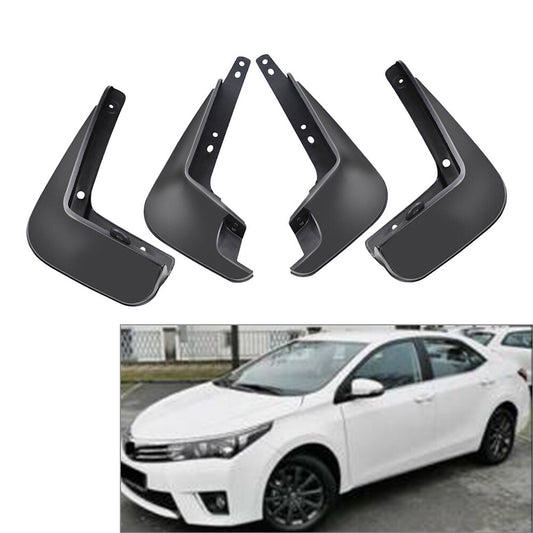 4Pcs Mud Flaps Mud Flap Splash Guard Mudguards for Toyota for Corolla 2014-17 Sedan