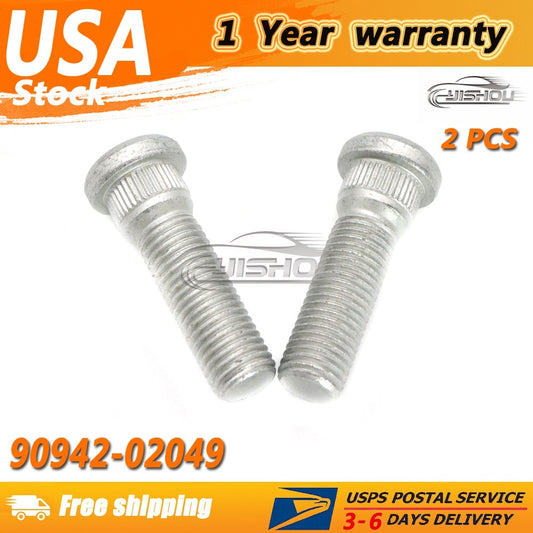 2X90942-02049 Wheel Lug Stud Hub Bolt for TOYOTA for CAMRY for COROLLA for LEXUS ES250 for SCION Q