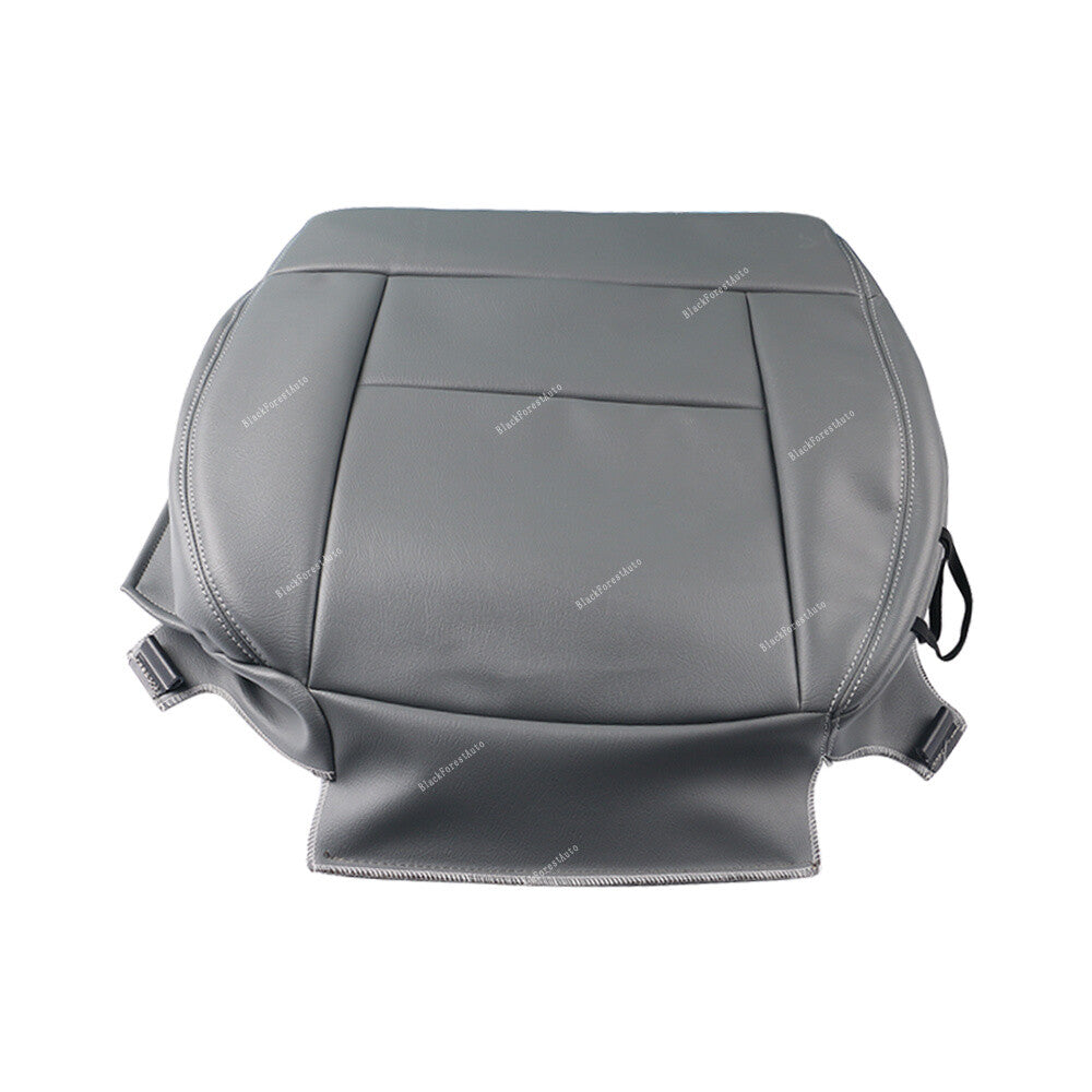 Fit for 2004-08 for Ford F-150 Lariat XLT Driver Side Bottom Gray Leather for Seat Cover Q