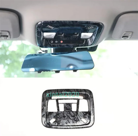 1X Black Wood Grain Reading Light Lamp Cover Trim For 2016-2024 for Chevrolet Malibu
