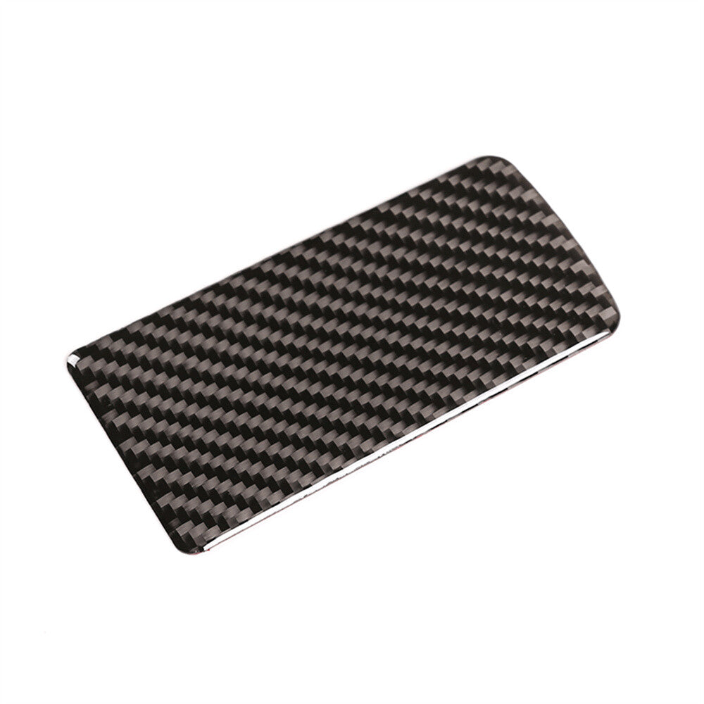 For T@yota Hilux Revo 2015-21 Carbon Fiber Gear Shift Storage Box Pad Panel Trim