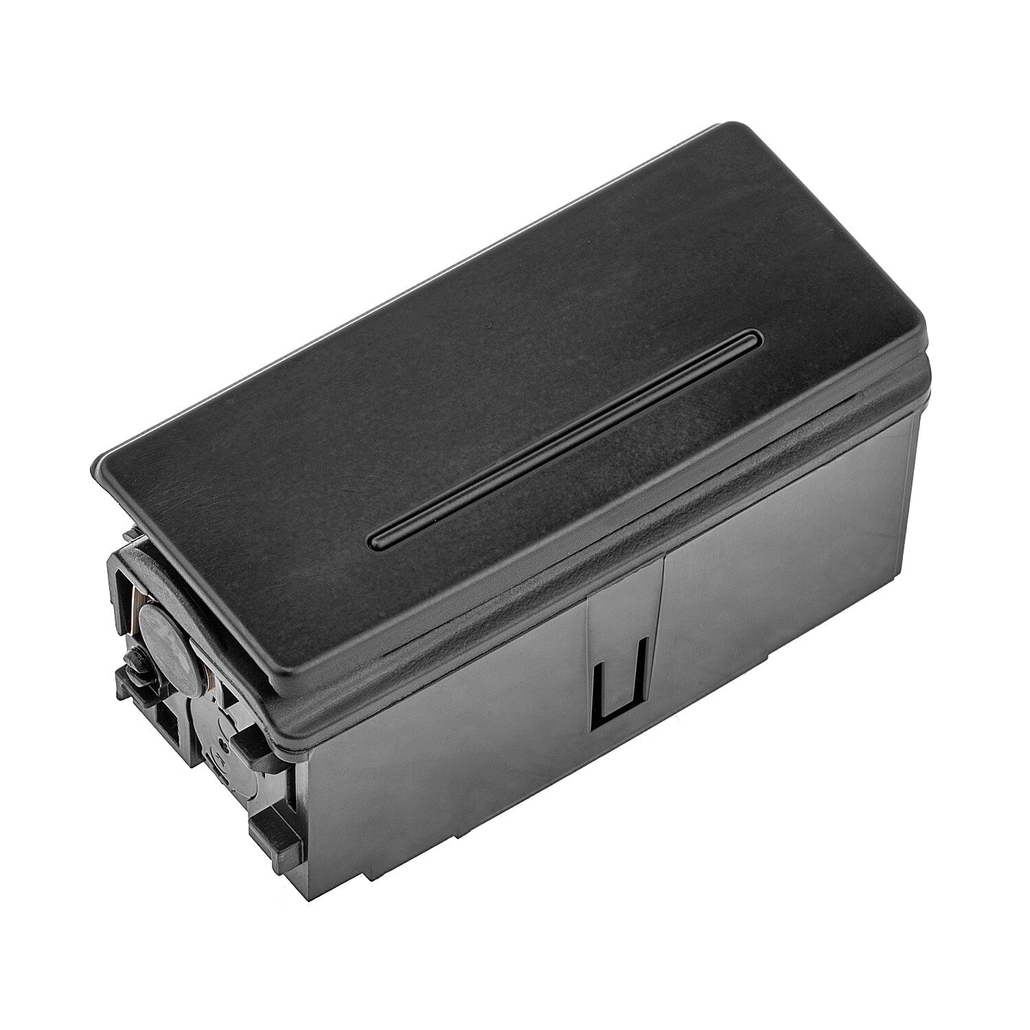 Black protective cover for the ashtray on the left rear door (4B0857405B). Suitable for Audi A6, Q7, RS6, S6. n