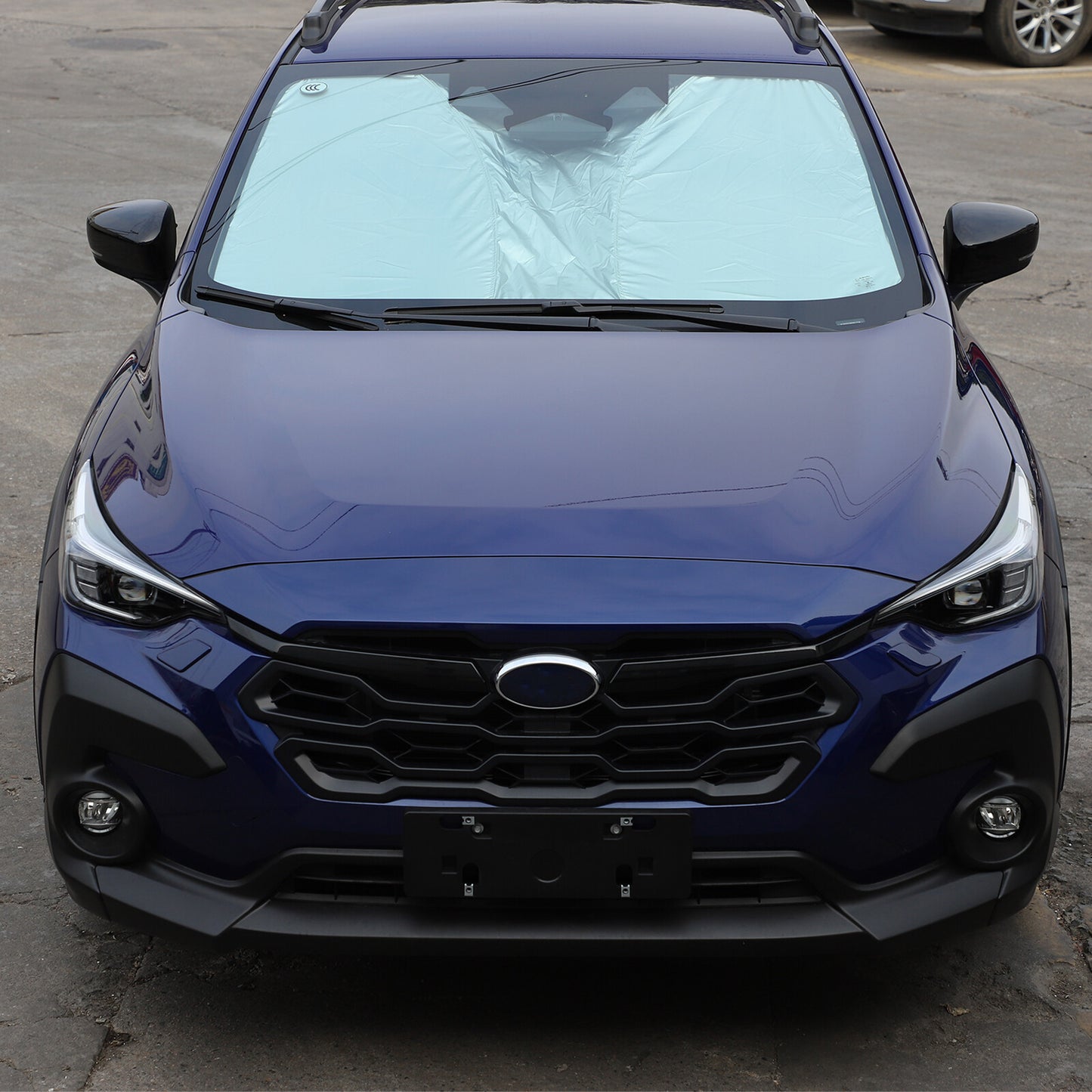 Front window sunshade windshield protector for Subaru Crosstrek 2023 and 2024 sun visors. n