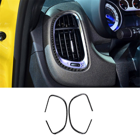 Carbon Fiber Radio Buttons Frame Trim Cover for Hyundai for Veloster JS 2019-2022 v