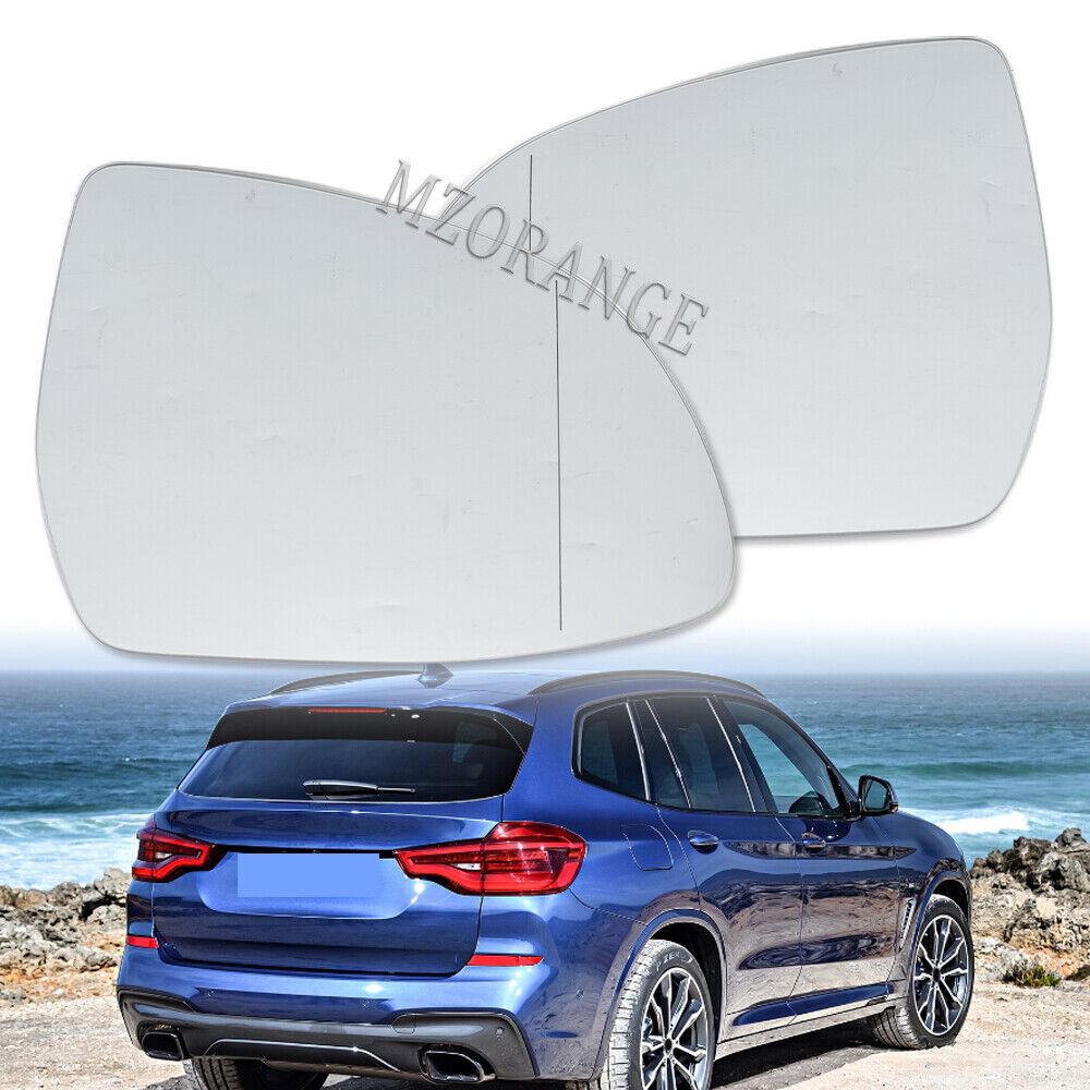 2¡Á for BMW X3 X4 X5 X6 2015-2019 Exterior Mirror Mirror Glass Heated Left+Right
