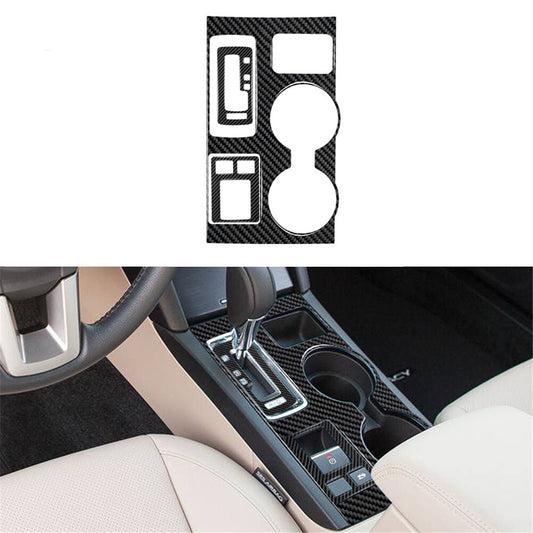 Carbon Fiber Interior Cup Holder Cover Sticker Trim for Hyundai Azera 2006-2011 v