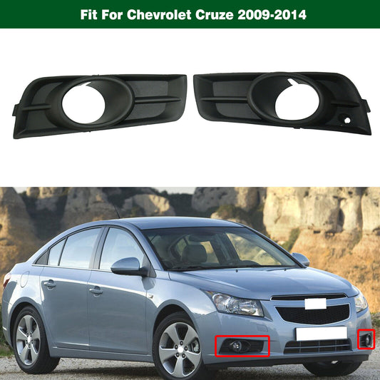 Front Fog Light Lamp Cover Grille Bezel Frame Trim for Chevrolet for Cruze 2009-2014