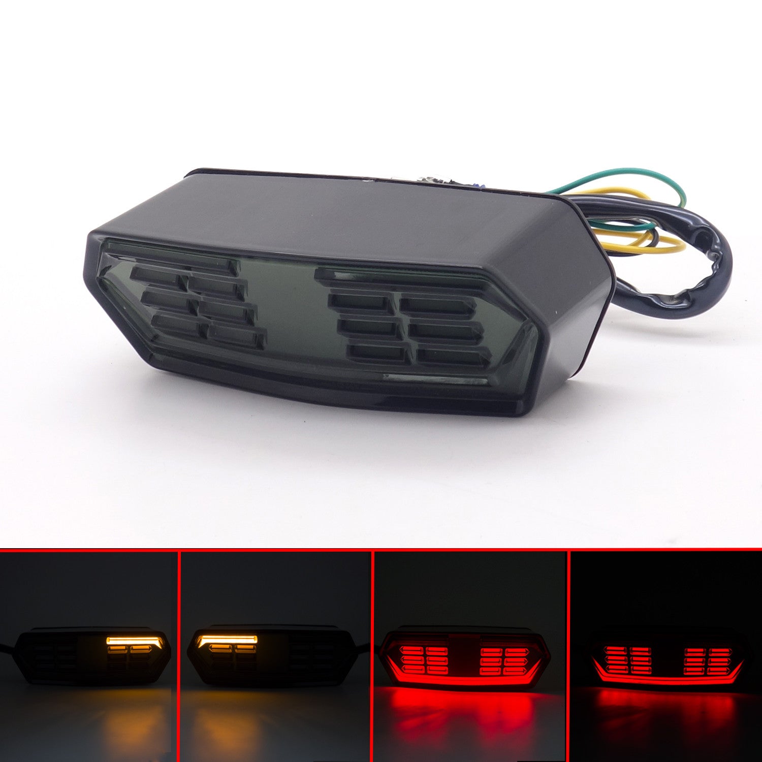 LED Tail Brake Turn Signals Light for Honda Grom MSX 125 CBR650F CTX700 CTX700N Q