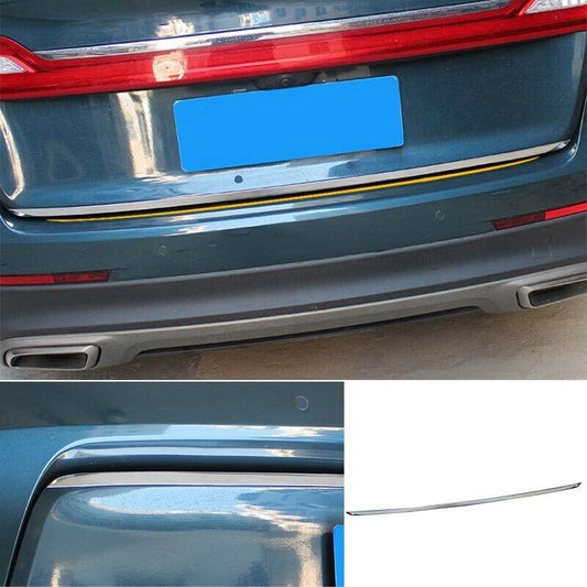 Strip Trim for Lincoln MKX 2016-18 Silver Titanium Rear Door Trunk Lid Tailgate