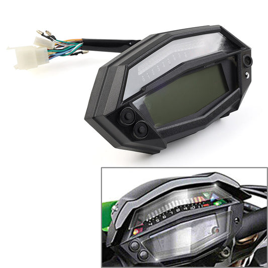 Motorcycle Digital Tachometer Speedometer Indicator Odometer for Kawasaki Z1000
