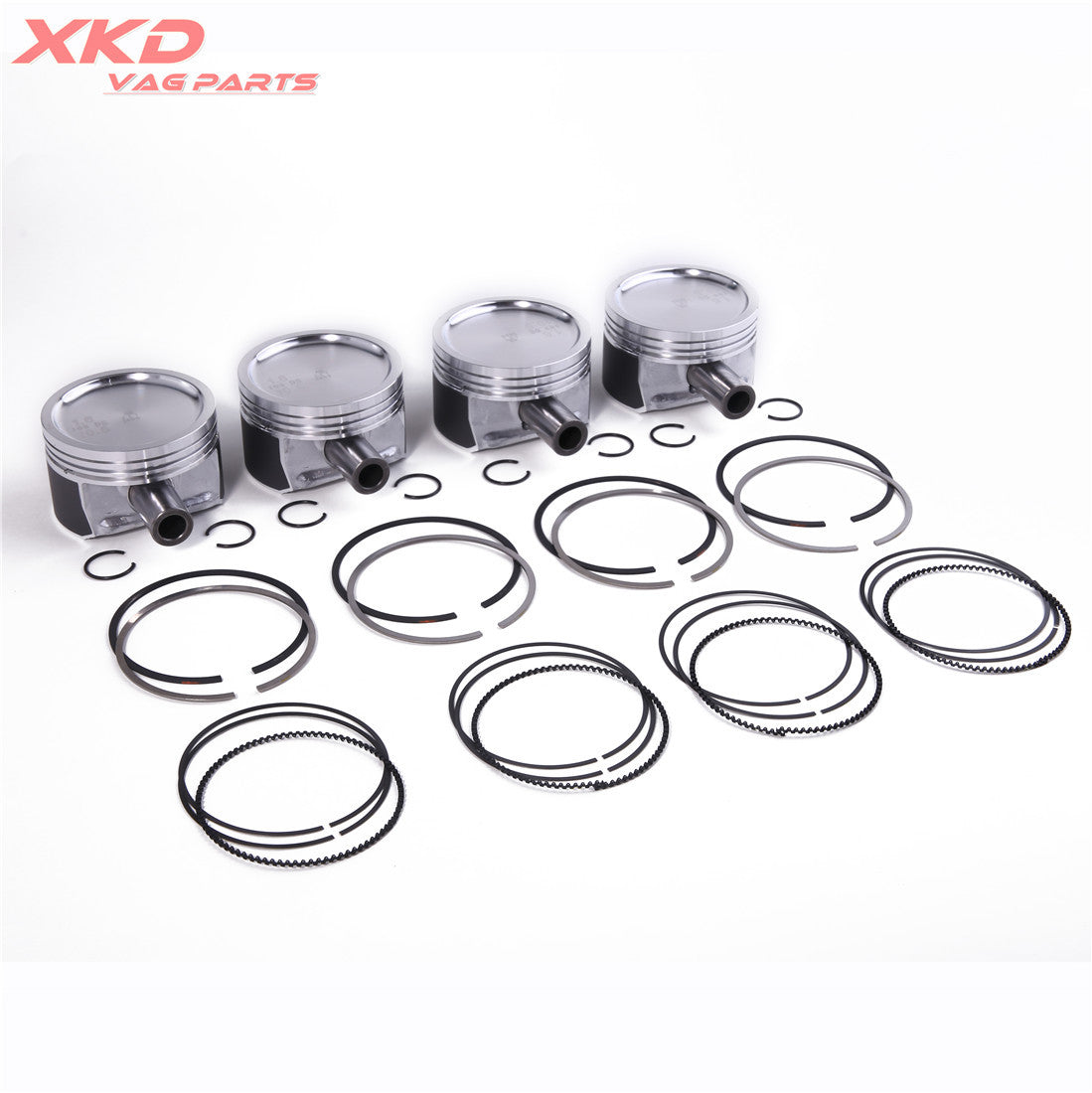 4-piece 76.5mm piston and piston ring kit for Volkswagen for Jetta 11-16 1.6L EA111 03C198151