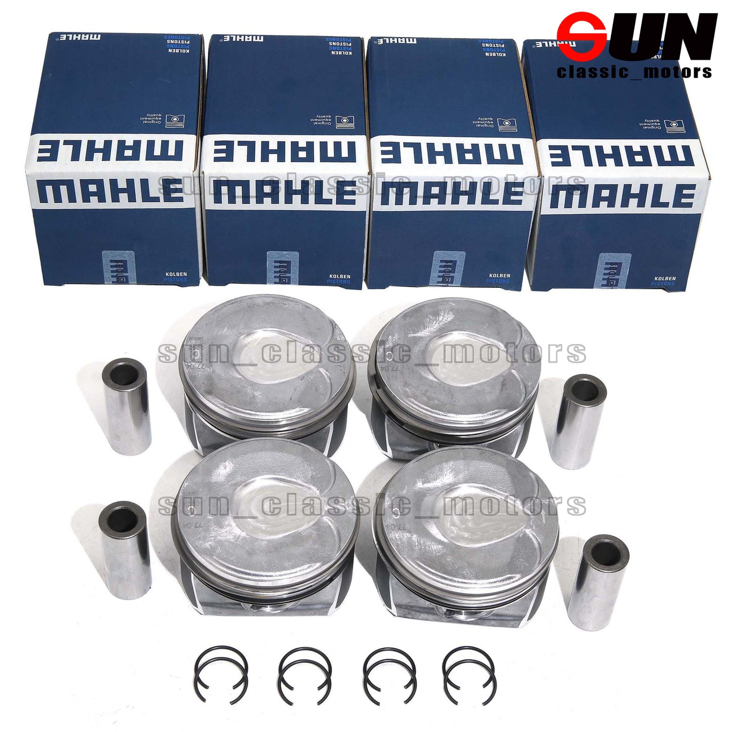4-Piece STD Piston and Ring Kit for Mini Cooper Clubman S JCW R55 R56 R57 1.6T N14B16A-