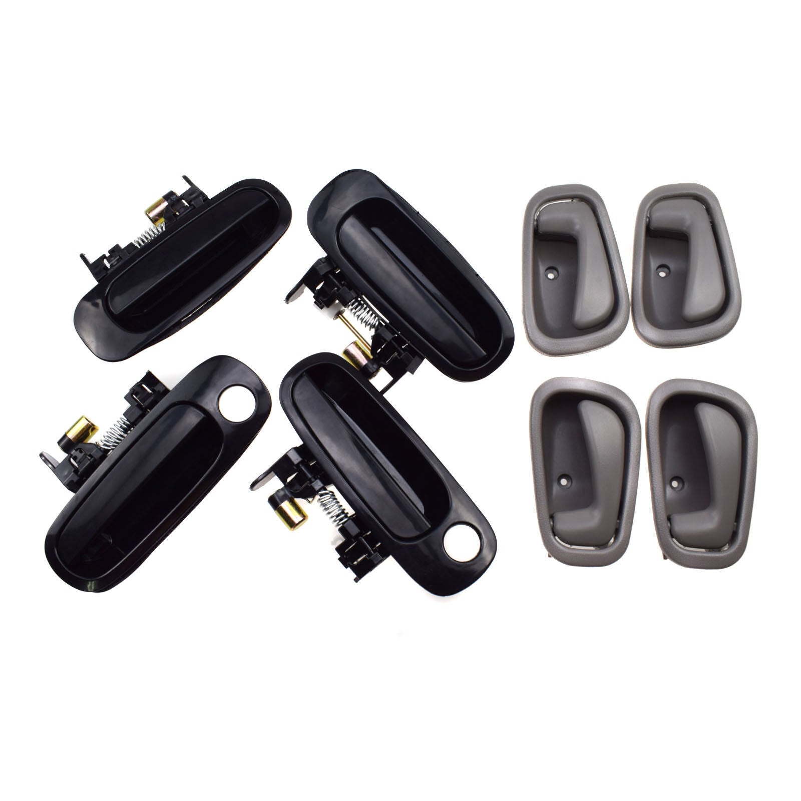 for Toyota for Corolla 98-02 8Pcs Front Rear Left Right Exterior Inside Door Handle