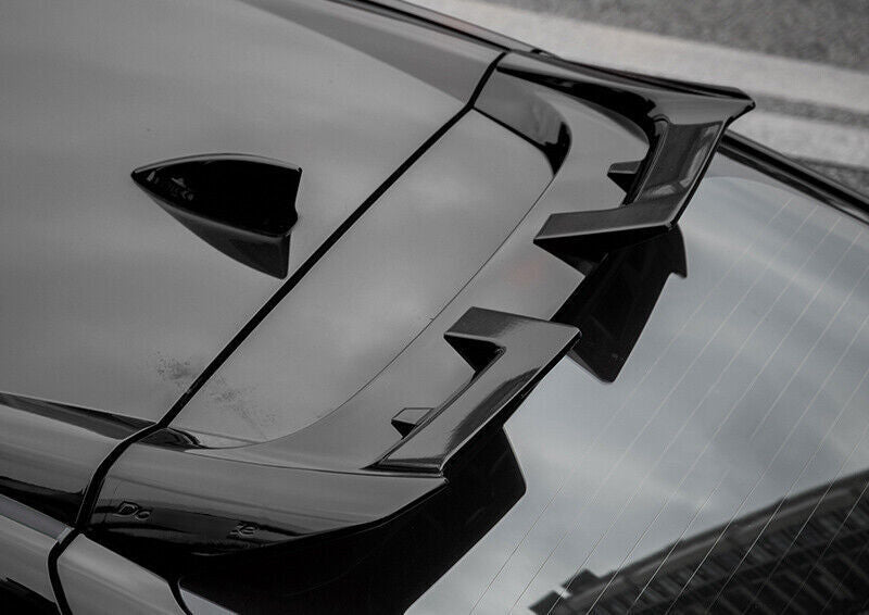 18-21 for Honda for Civic Hatchback Painted Black Roof Spoiler Tail Lip Wing Bar B n