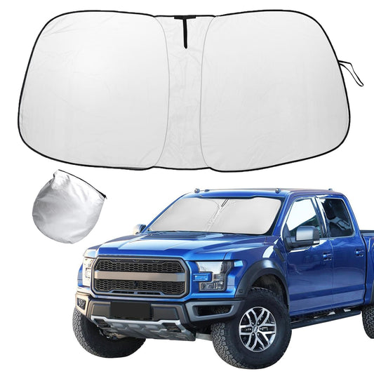 For 2021-2024 for Ford F150 Cab Front Windshield Sun Shade UV Block Cover Accessory