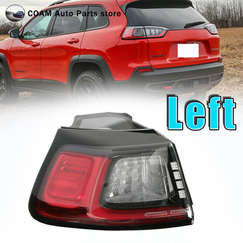 One-piece left rear brake light/taillight kit for Jeep Cherokee 2019-2021
