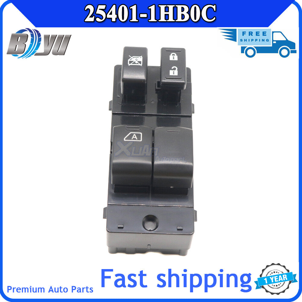 Brand new power window switch 25401-1HB0C, suitable for Micra Micro 2010-2018 models 254011HB0C- v