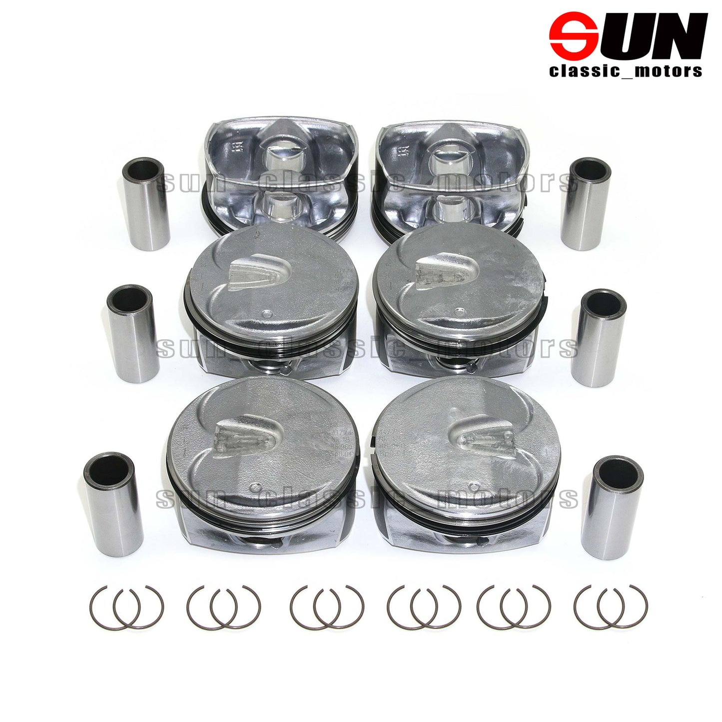 equipment manufacturer STD piston and ring kit for Jimny XBike LaCrosse and for Cadillac CTS SRX 3.0L.