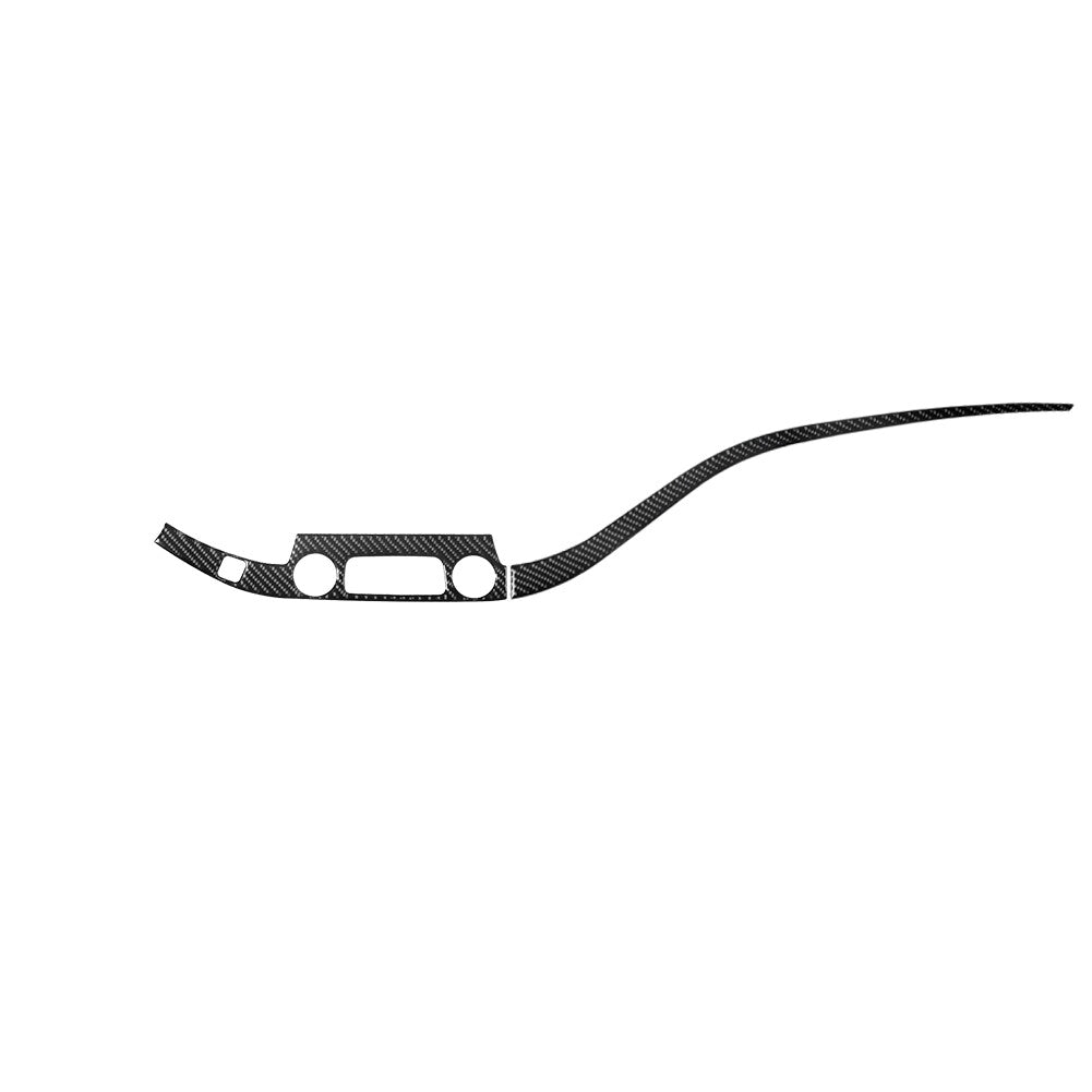 Carbon Fiber Inner Gear Shifter Frame Cover Trim for Corolla 2014-2018 v
