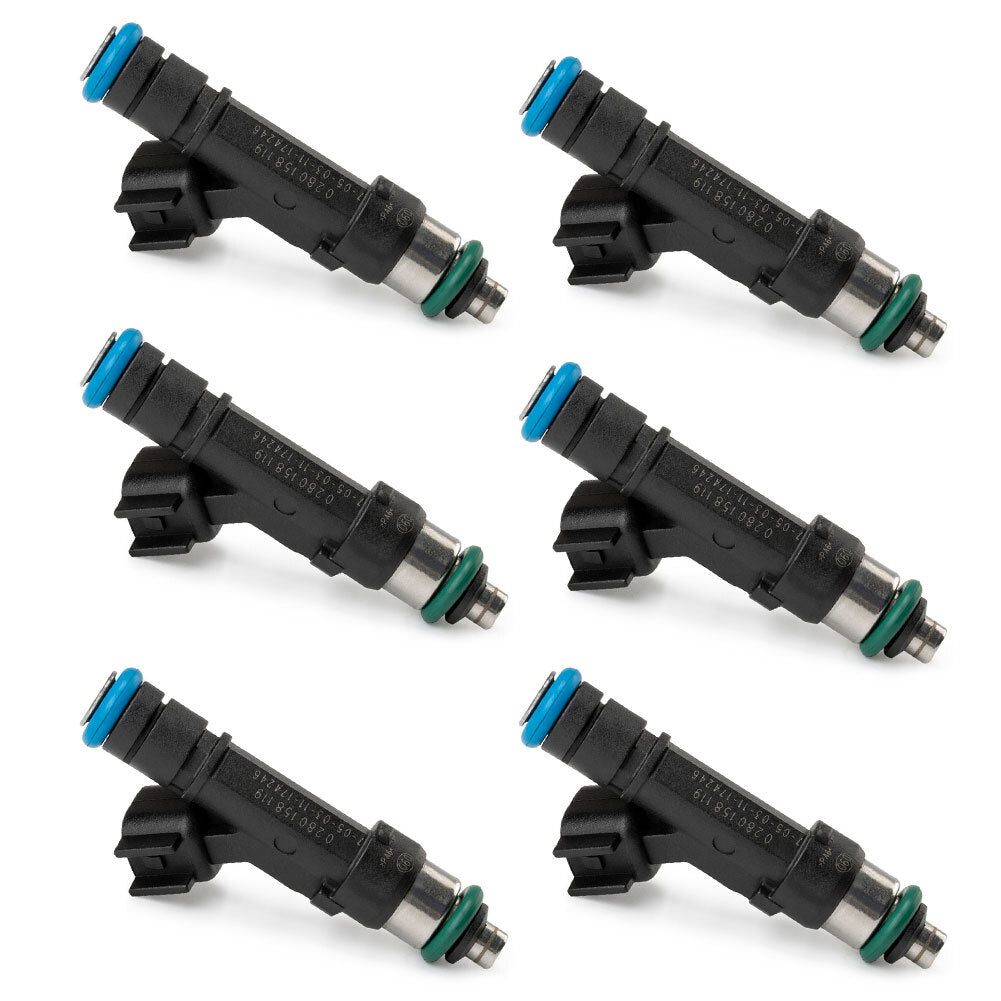6-pack fuel injectors 0280158119 for Chrysler Town & Country 3.3L and 3.8L engines (2007-2010). v