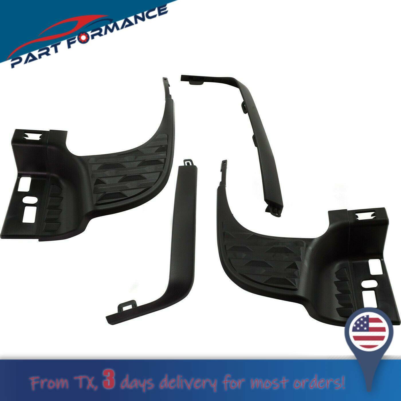 For 2019 - 2021 for Ram 1500 Dual (Right + Left) Right Hand LH Rear Bumper Side Step Kit - v