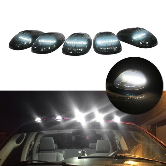 One set of white LED light strips for cab roof marking lights suitable for Chevrolet, for ford ,for Dodge trucks, SUVs, etc. Q
