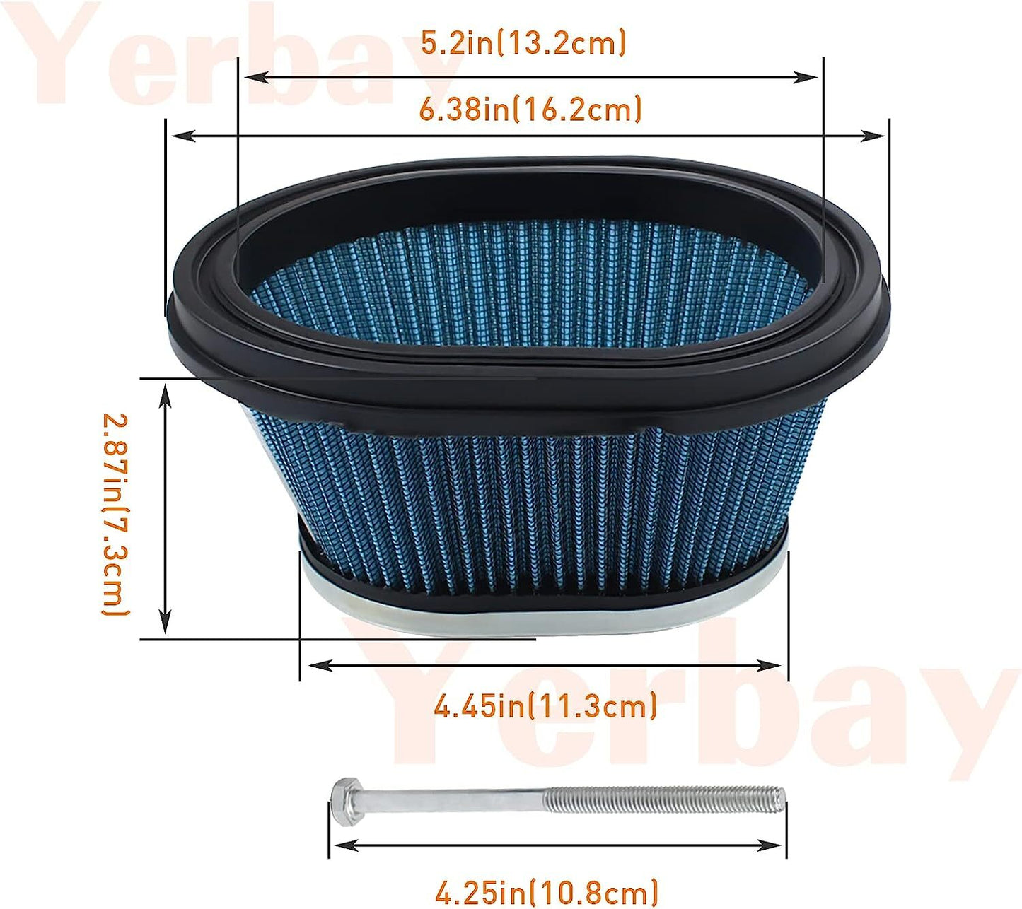 2XJ-14451-00-00 ATV Air Filter for Yamaha Blaster 200 YFS200 YFS 200 1988-2006