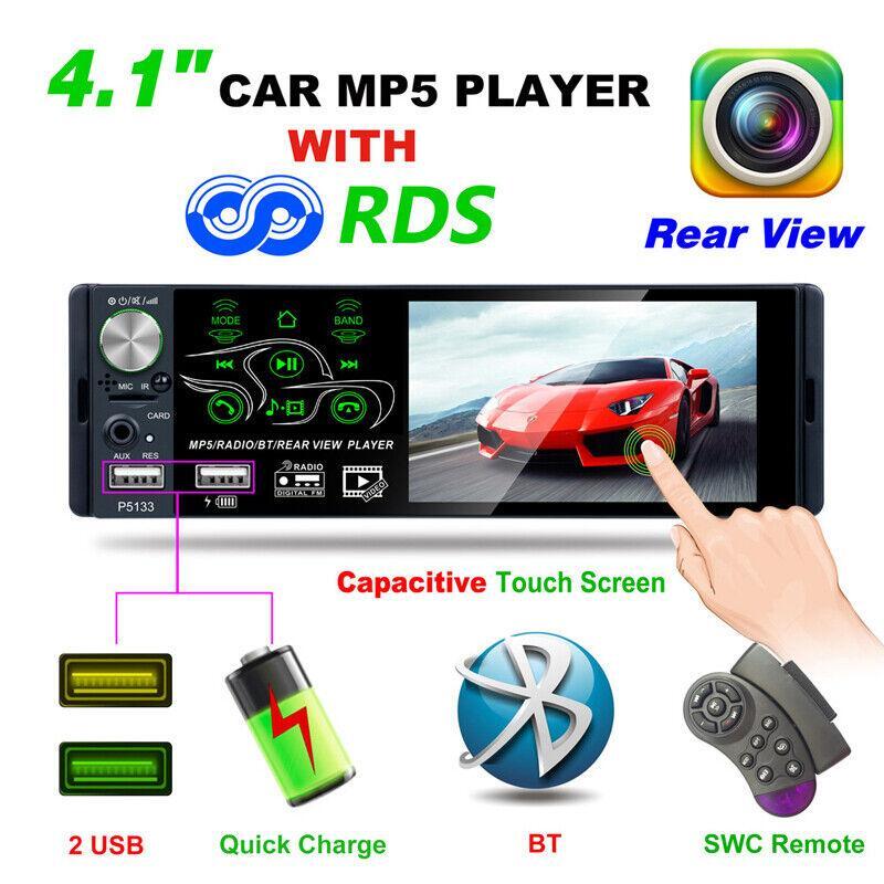 In-car stereo Bluetooth HD touchscreen WMA AUX integrated steering wheel controls 4.1- n