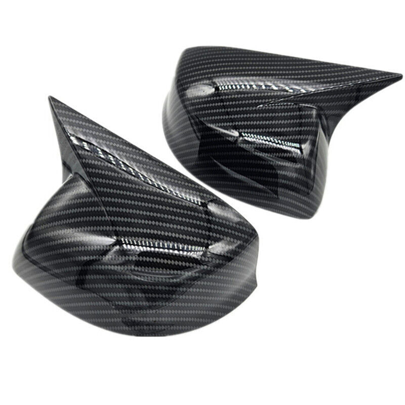 Carbon fiber horn-style rearview mirror caps for Honda for Civic 2012-2015 Q