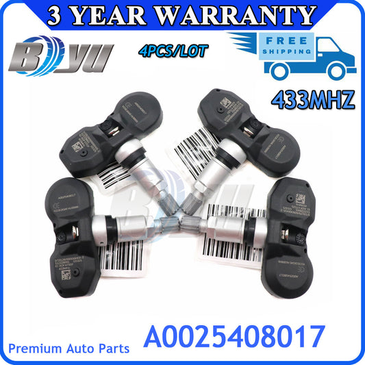 Tire Pressure Monitoring Sensor 433MHz A0025408017 TPMS for Mercedes C219 X164 W211- v
