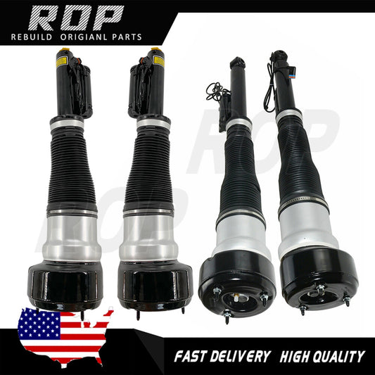 4X for Mercedes S-Class W216 W221 Airmatic Front Rear Air Suspension Shock Strut