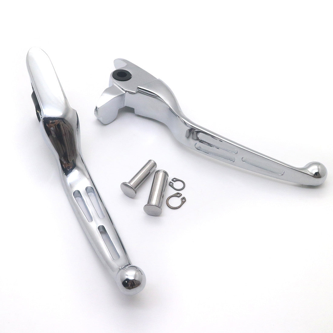 Chrome Hollow Out Brake Clutch Lever for Harley Touring Road Glide FLTR 08-2013 Q