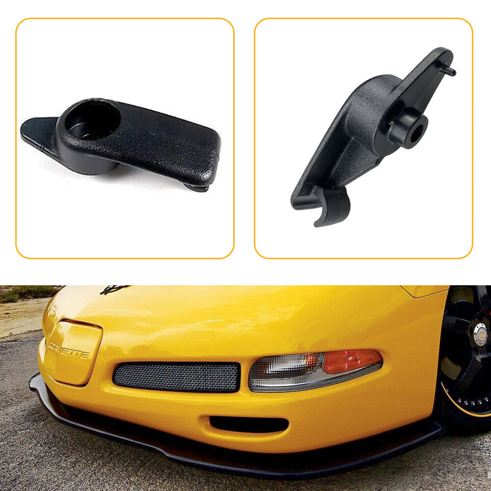 2-Pack for 1997-2004 for Corvette C5 Black Sun Visor Clip Brackets n