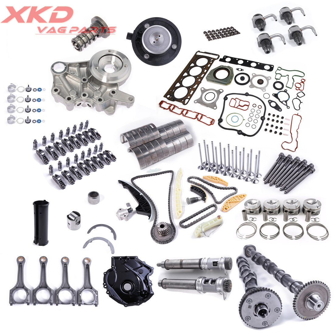 CCTA CBFA engine gasket camshaft overhaul and rebuild kit for Volkswagen for Jetta for Tiguan