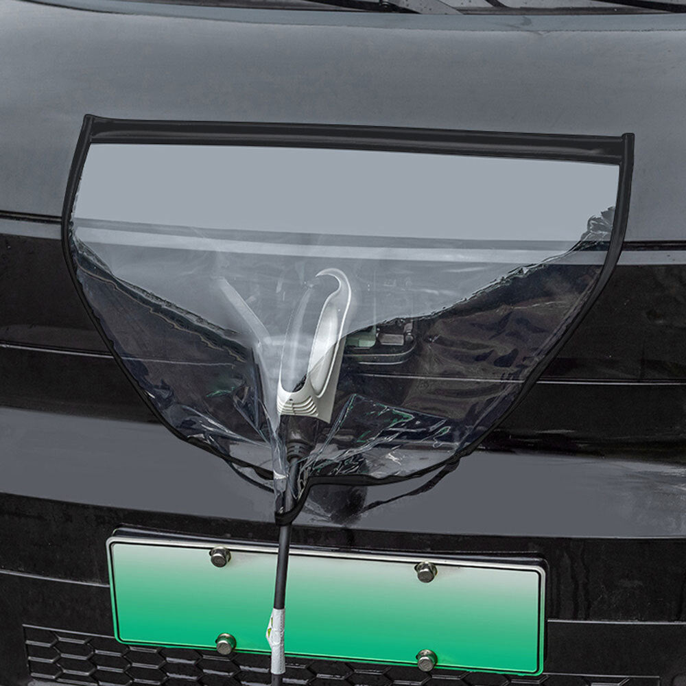 Magnetic rainproof charging port cover for EV chargers, compatible with and bolts. n