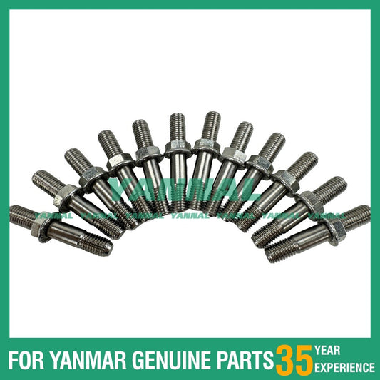 H07C exhaust studs are suitable for Hino engine parts.