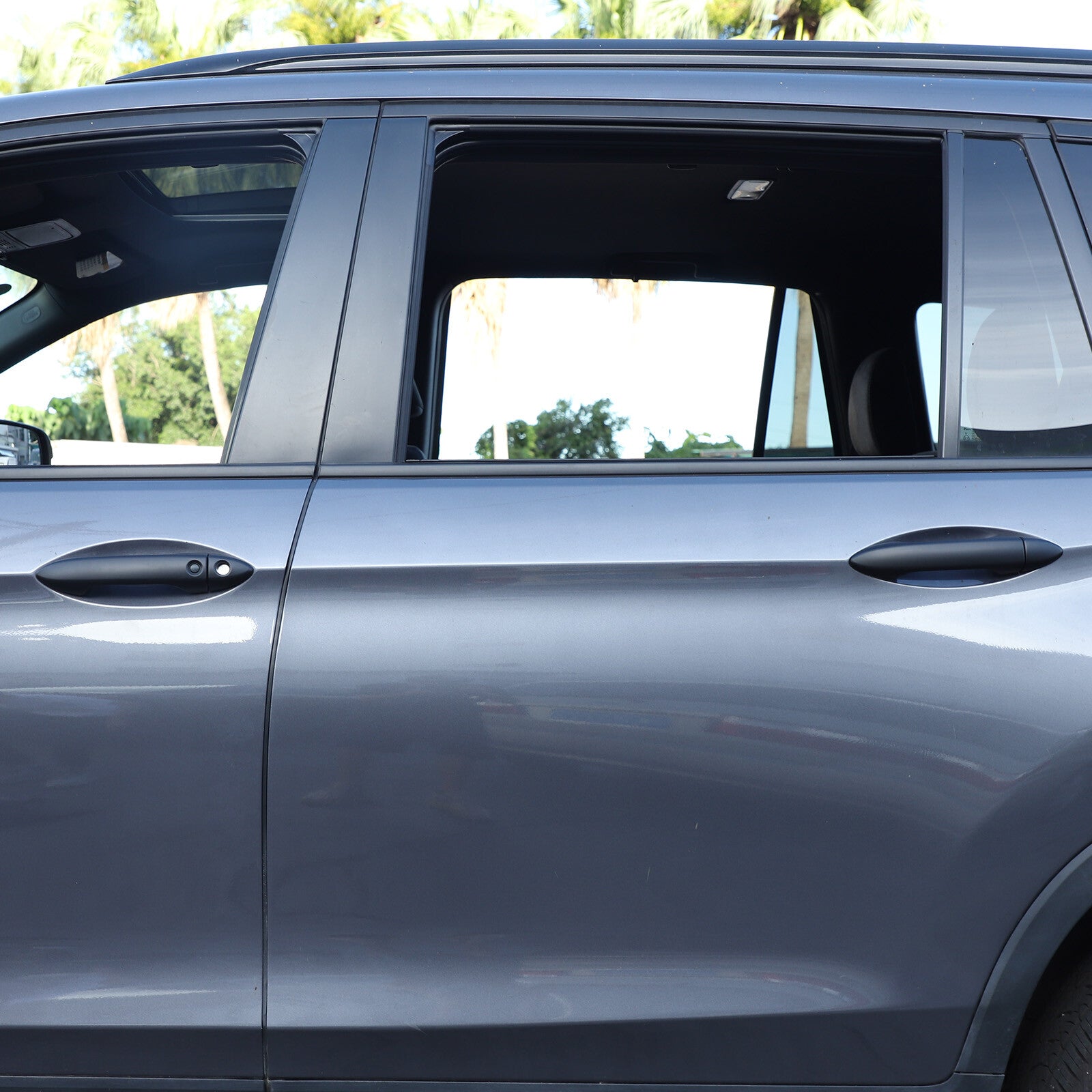 Compatible with 2016-2022 for Honda Pilot MATTE Black Door Handle Covers with Front Smartkey Kit