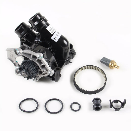 90 Swivel Water Neck Thermostat Housing For SBC BBC for Chevy 327 350 396 454 Black 16682 A
