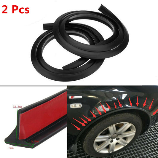 Car Rubber Mudguard Trim Wheel Eyebrow Protector Protection Fender Anti-rub Pad