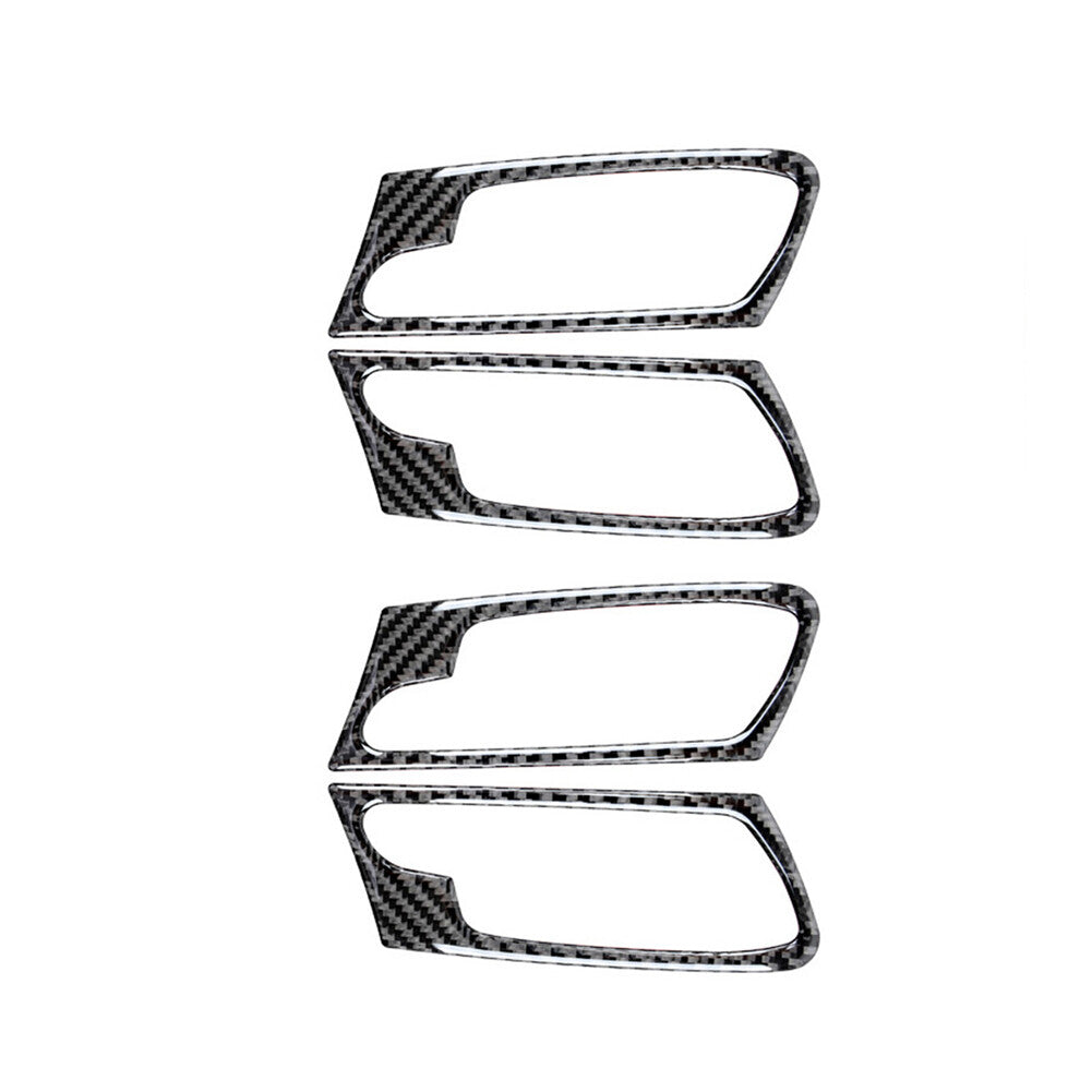 Red Carbon Fiber Gear Shift Out Frame Cover Trim for RAM Promaster 2014-2021 v