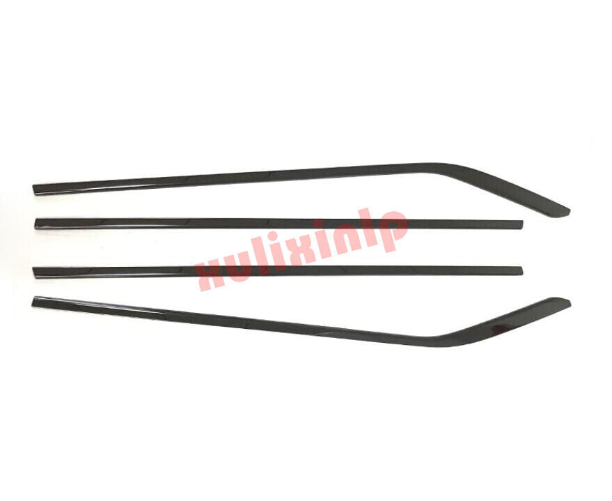 Black Chrome Window Bottom Strips Cover Trim S.Steel for Nissan Sentra 2020-2023