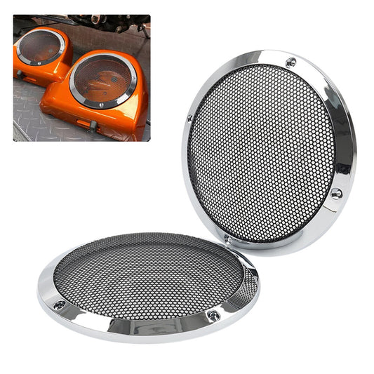 6.5Lower Vented Fairing Speaker Covers Fit for Harley Electra Street Road Glide