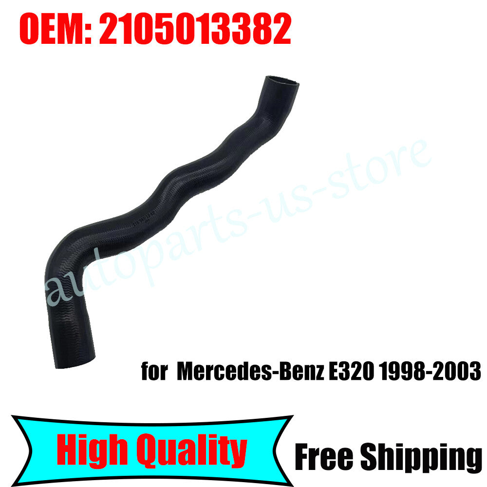 for Mercedes-Benz E320 1998-2003 New Upper Radiator Coolant Hose 2105013382