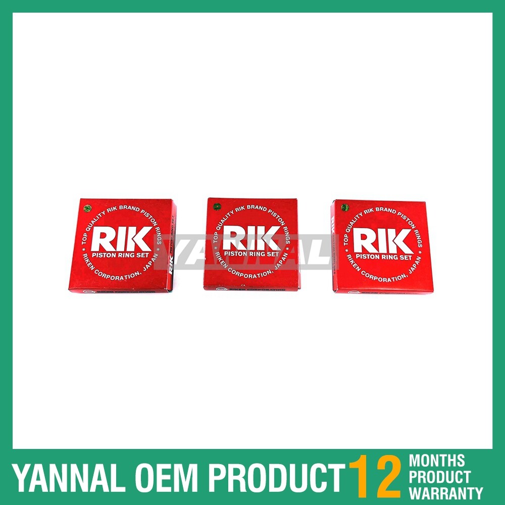 Piston ring set 12033-55K00 suitable for H15, TCM, FG10, FG25, FG18, and FG15.