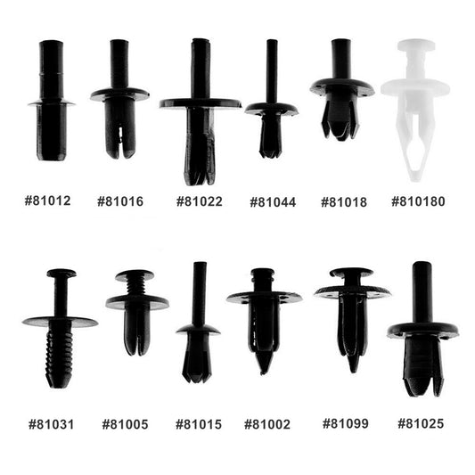 60x Car Body Plastic Push Pin Rivet Fasteners Trim Moulding Clip Assortments