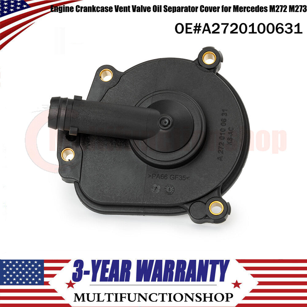 Engine crankcase ventilation valve oil separator cover suitable for Mercedes-Benz C230 C280 C350 Q