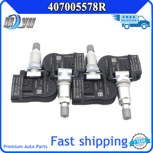 TYRE pressure sensor for MEGANE II 4-piece kit 407005578R TPMS 433MHz CN- v