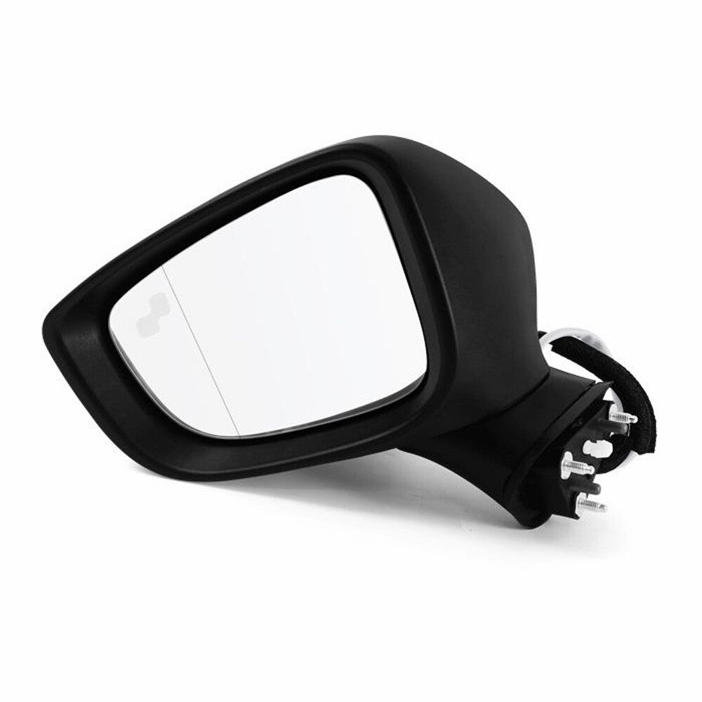 Side mirror driver's left 17-19 for Mazda 6 power folding heated BSM 9pin signal white - n